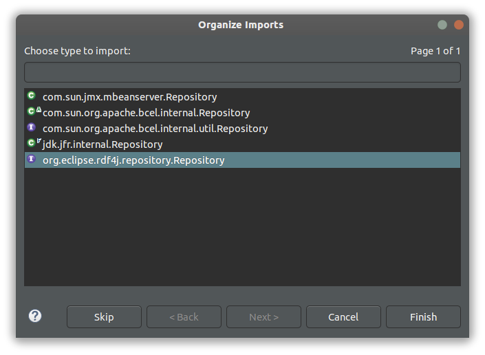 Resolve imports